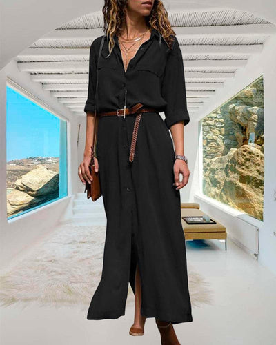 Aluka | Sophisticated Shirt Dress