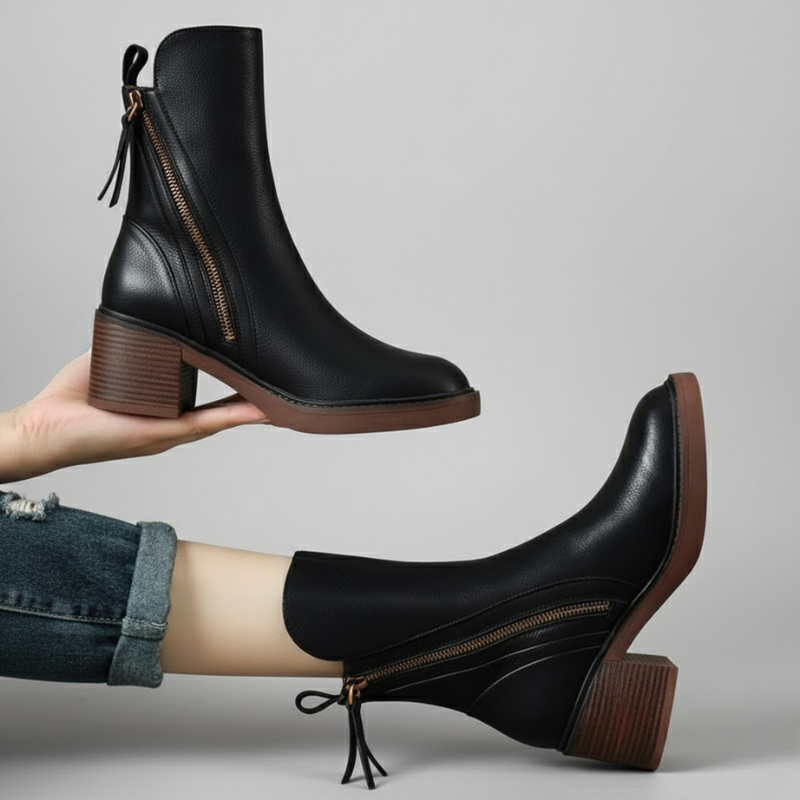 Elegant and Timeless Orthopedic Ankle Boots