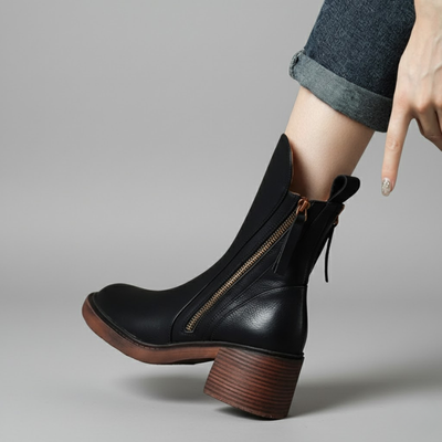 Elegant and Timeless Orthopedic Ankle Boots