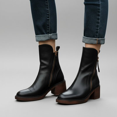 Elegant and Timeless Orthopedic Ankle Boots