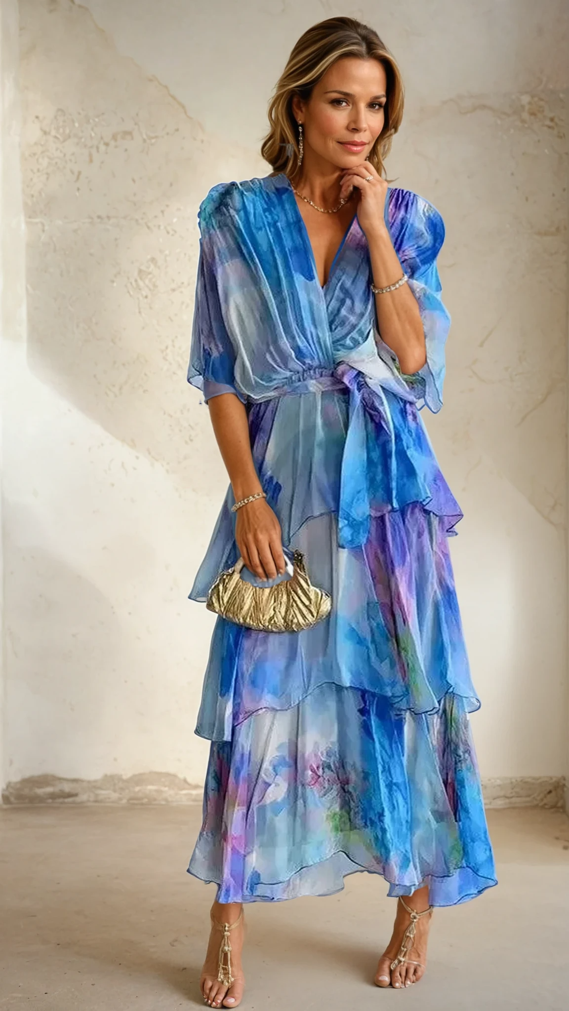 Soleil Floral Layer Dress