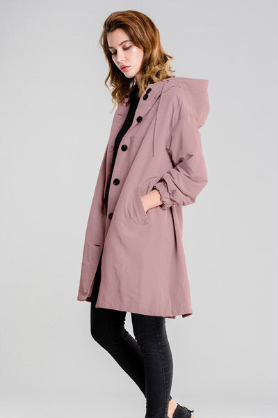 Dakota | Women Winter Hooded Loose Buttoned Coat