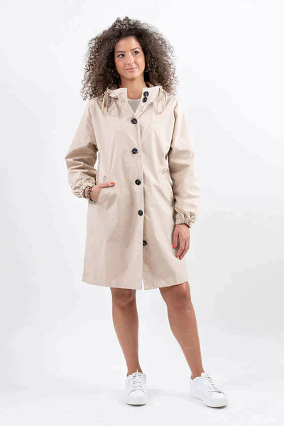 Dakota | Women Winter Hooded Loose Buttoned Coat