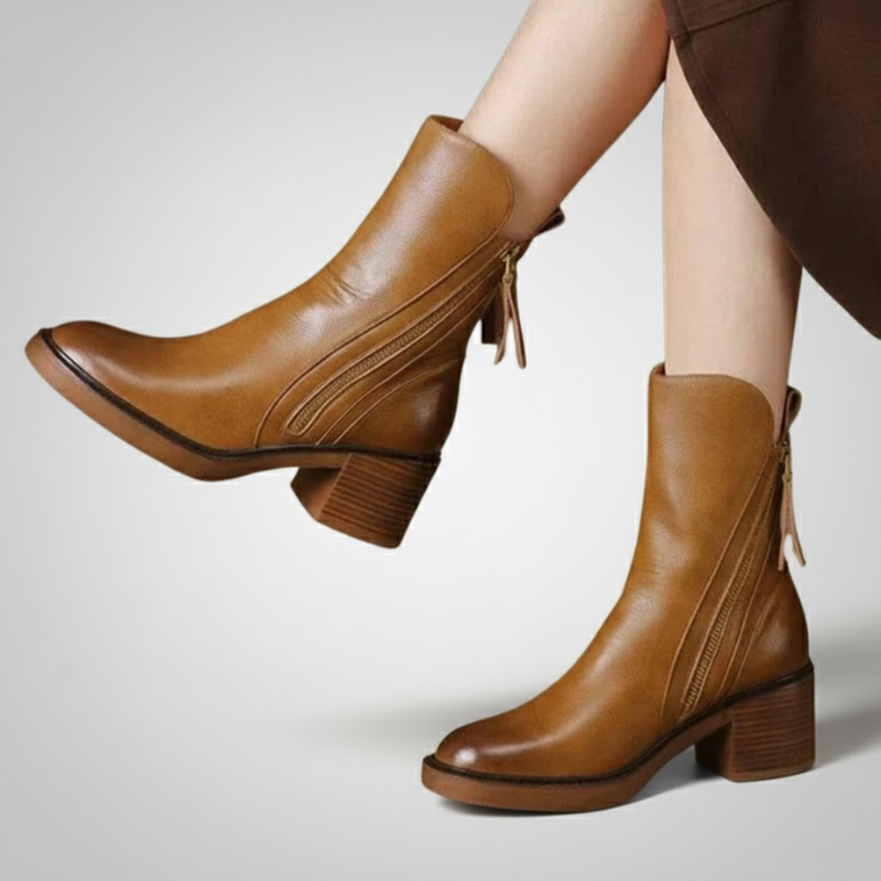 Elegant and Timeless Orthopedic Ankle Boots
