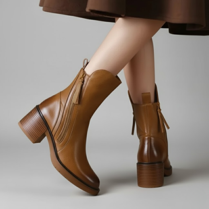 Elegant and Timeless Orthopedic Ankle Boots