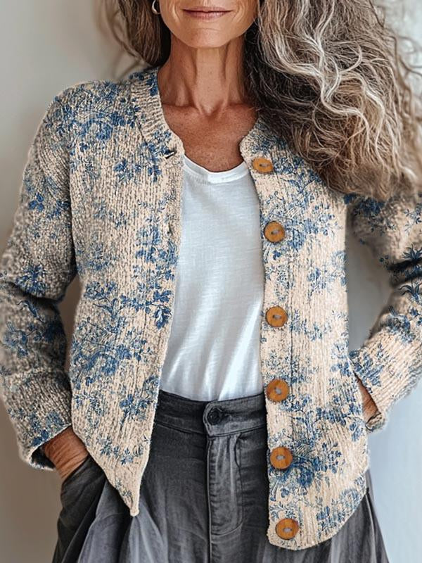 Rona Chic Patterned Jacket for Fashionable Looks