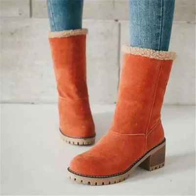 Mid-Calf Wool Boots