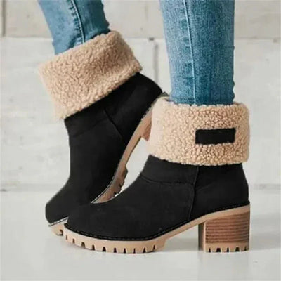 Mid-Calf Wool Boots