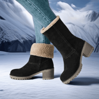 Mid-Calf Wool Boots