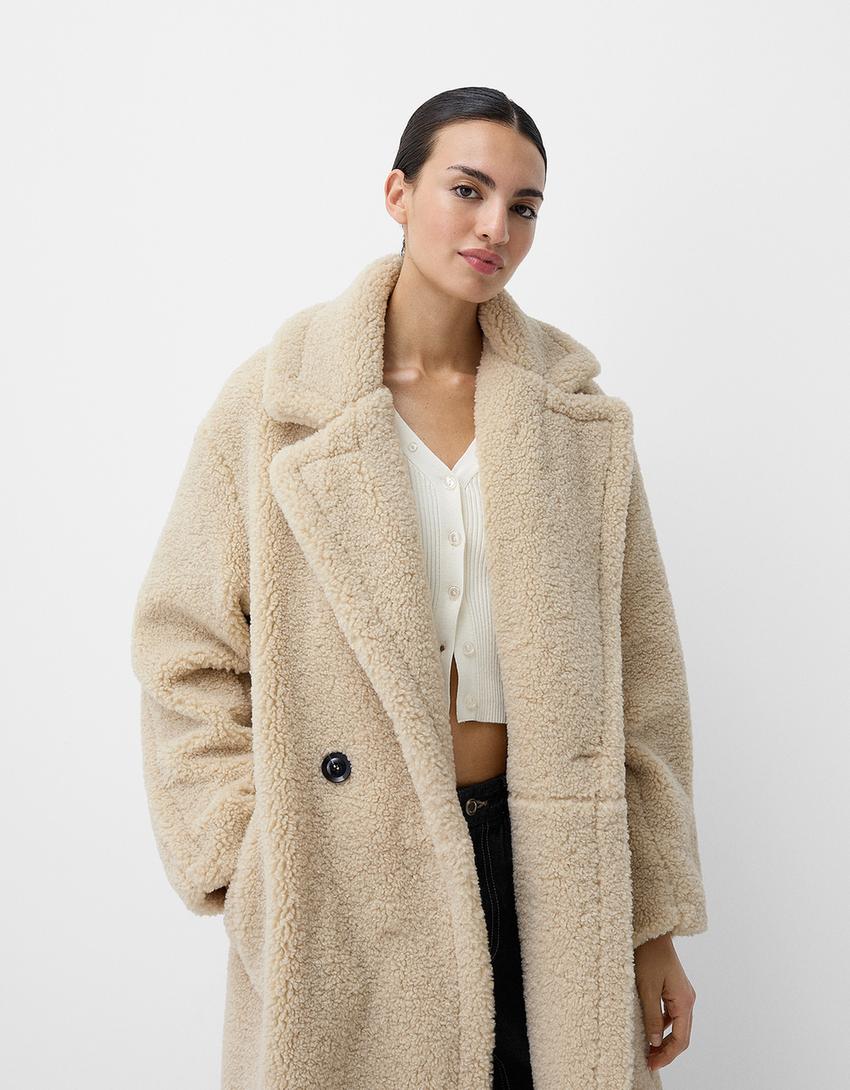 Audrey | Women’s Elegant Faux Fur Long Coat