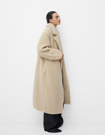 Audrey | Women’s Elegant Faux Fur Long Coat
