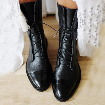 Stylish comfortable leather boots