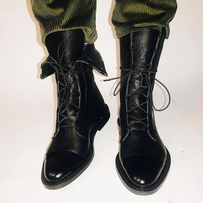 Stylish comfortable leather boots