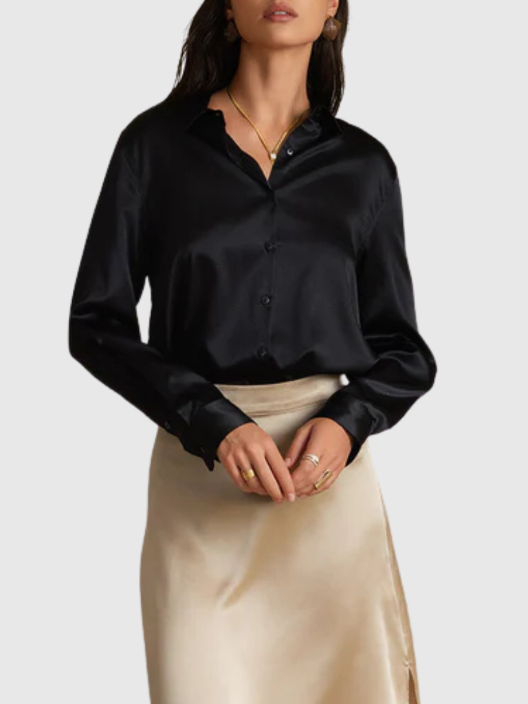 BEA LUXE SILK BLOUSE