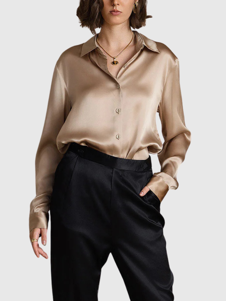 BEA LUXE SILK BLOUSE