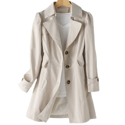 Claire | Women’s Classic Double-Breasted Trench Coat