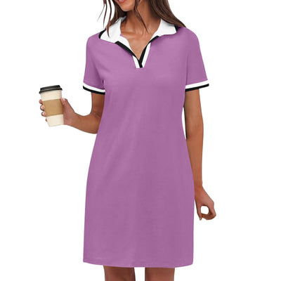 Arden™ | Sporty V-Neck Summer Shirt Dress