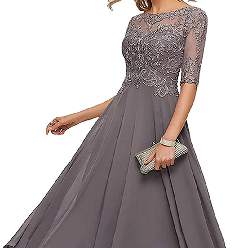 Annelise | Lace Slim-Fit Evening Gown