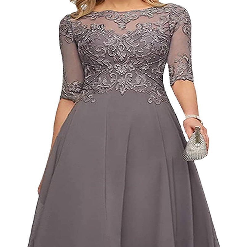 Annelise | Lace Slim-Fit Evening Gown