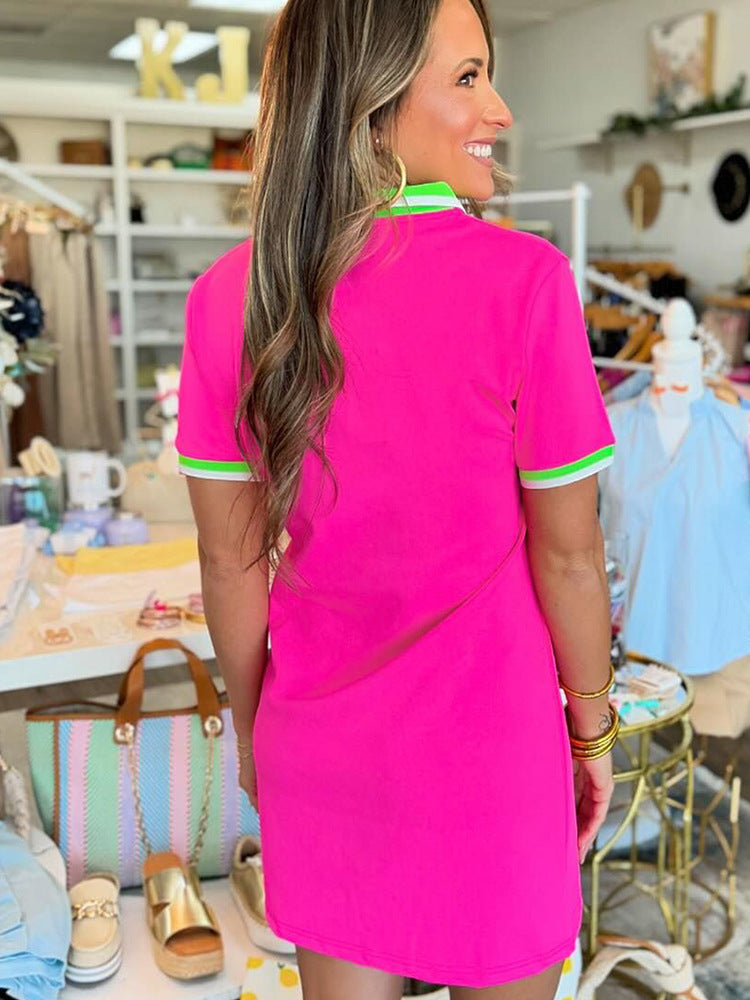 Sylvie™ | Color-Block High-Waist Summer Dress