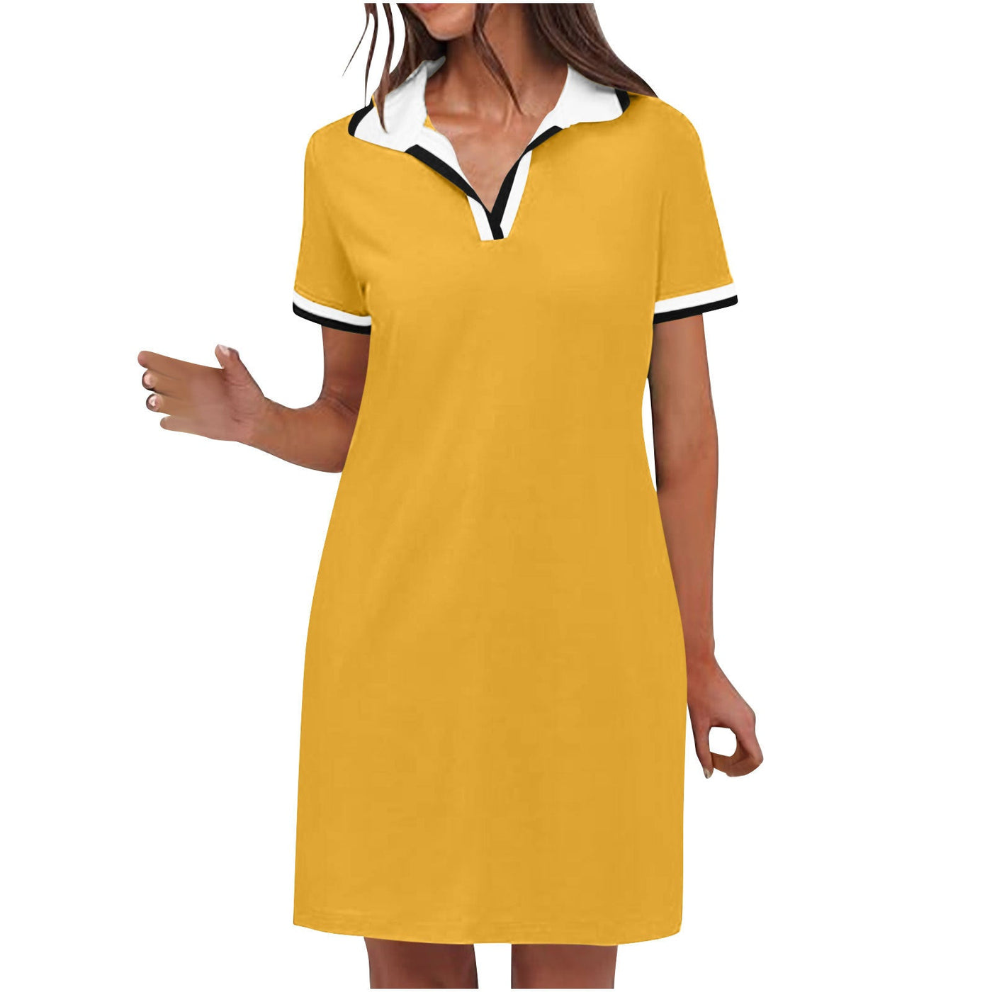 Arden™ | Sporty V-Neck Summer Shirt Dress