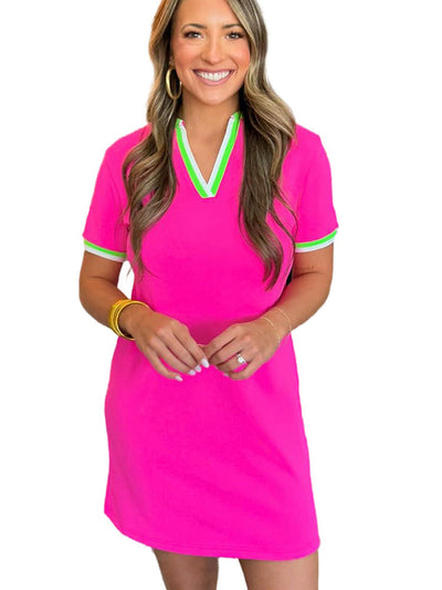 Sylvie™ | Color-Block High-Waist Summer Dress