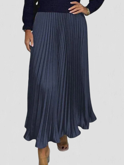ELEGANCE PLEATED HOLIDAY DRESS