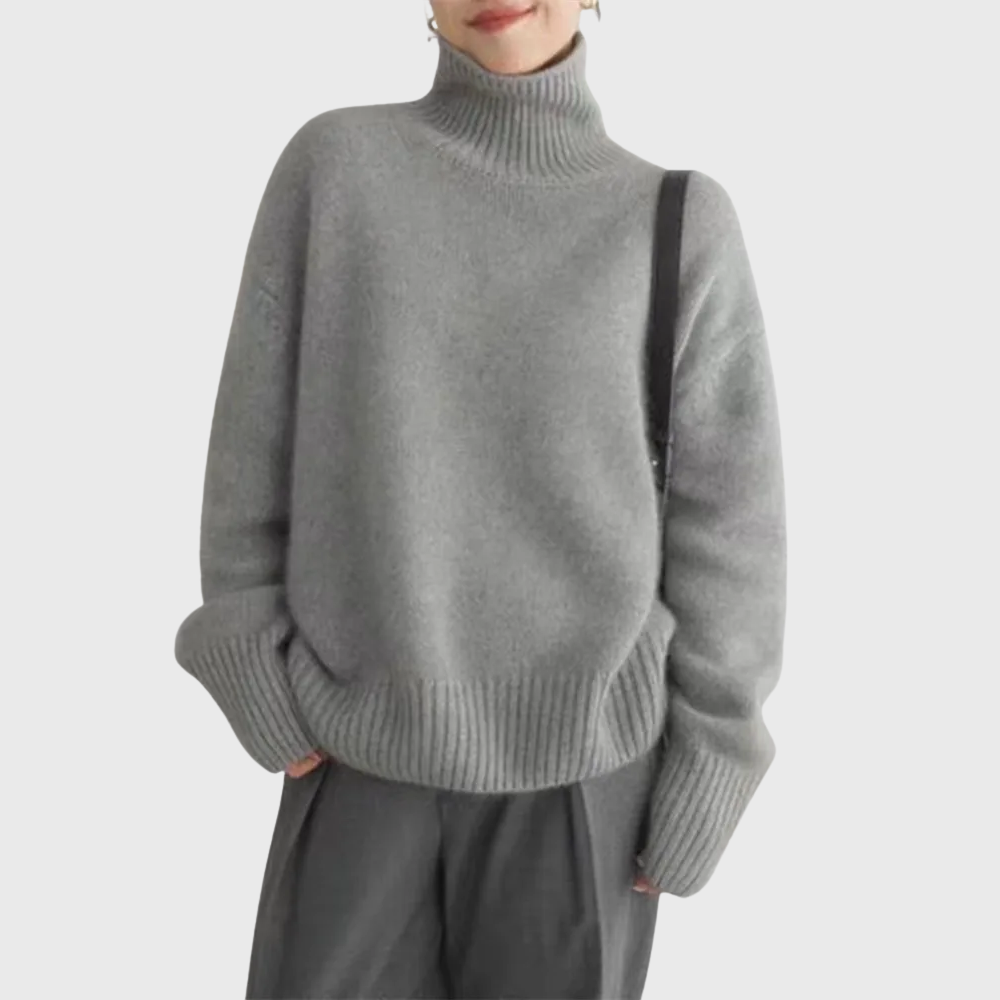 Isabella - High Neck in Cashmere