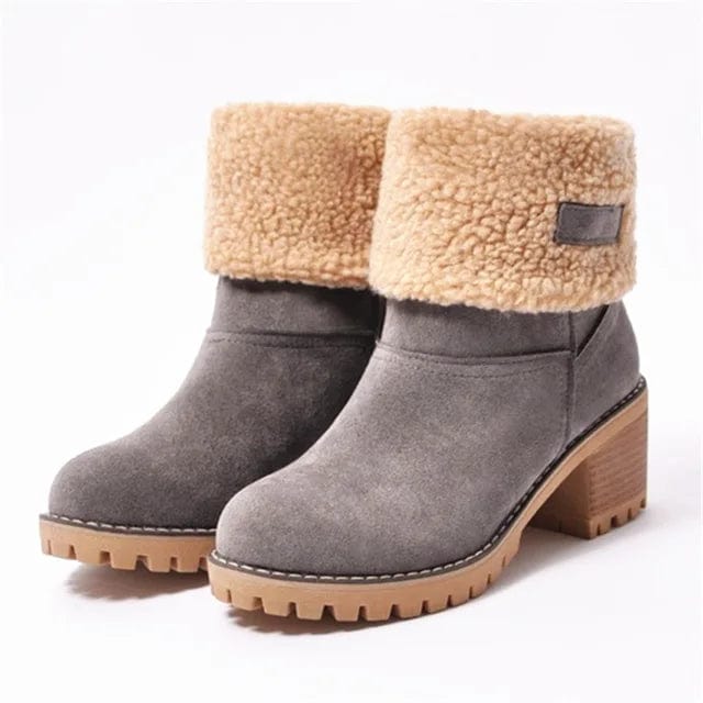Mid-Calf Wool Boots