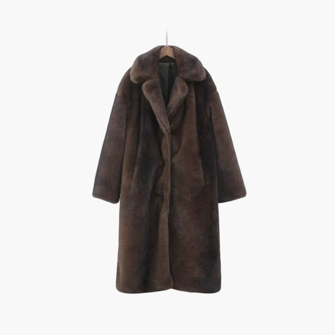 Vanessa | Women's Casual Long Faux Fur Coat