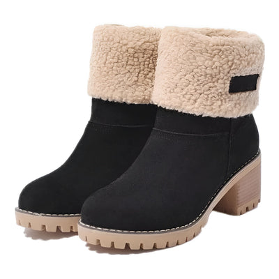 Mid-Calf Wool Boots