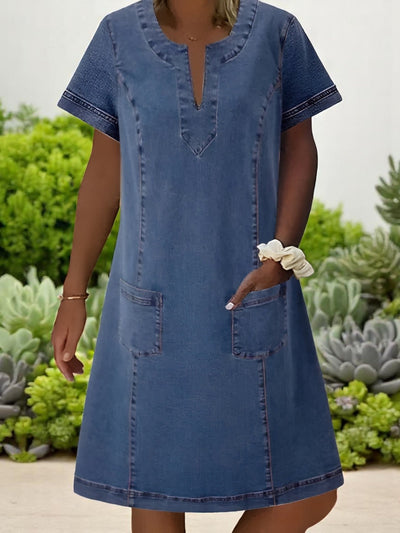 Gidget | Graceful Denim Dress