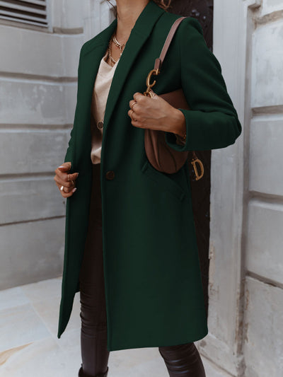 Alexis | Women’s Trendy Double-Breasted Long Coat