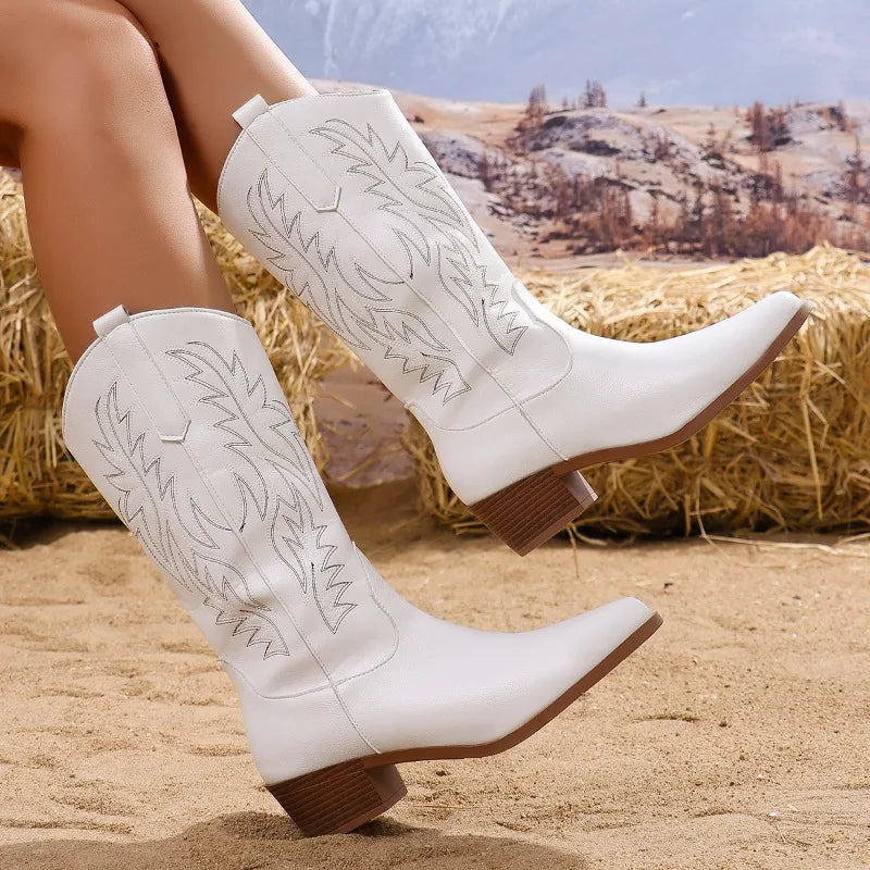 Supportive orthopedic cowboy boots