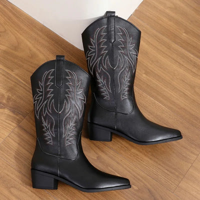 Supportive orthopedic cowboy boots