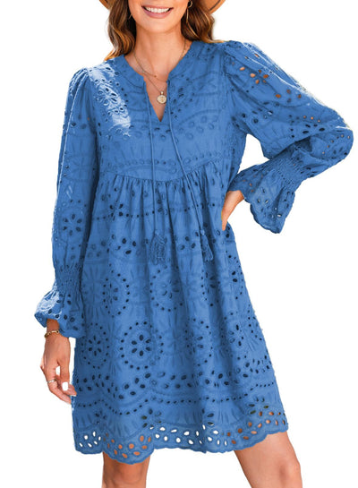 Carmela | Lace Ruffle Midi