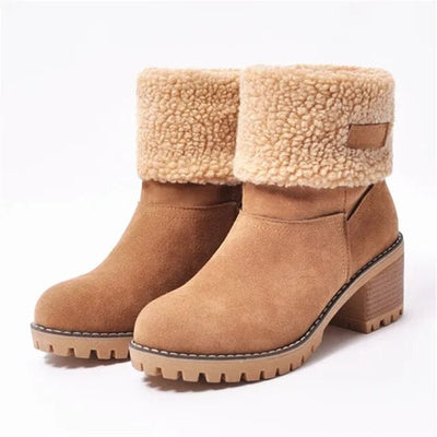 Mid-Calf Wool Boots