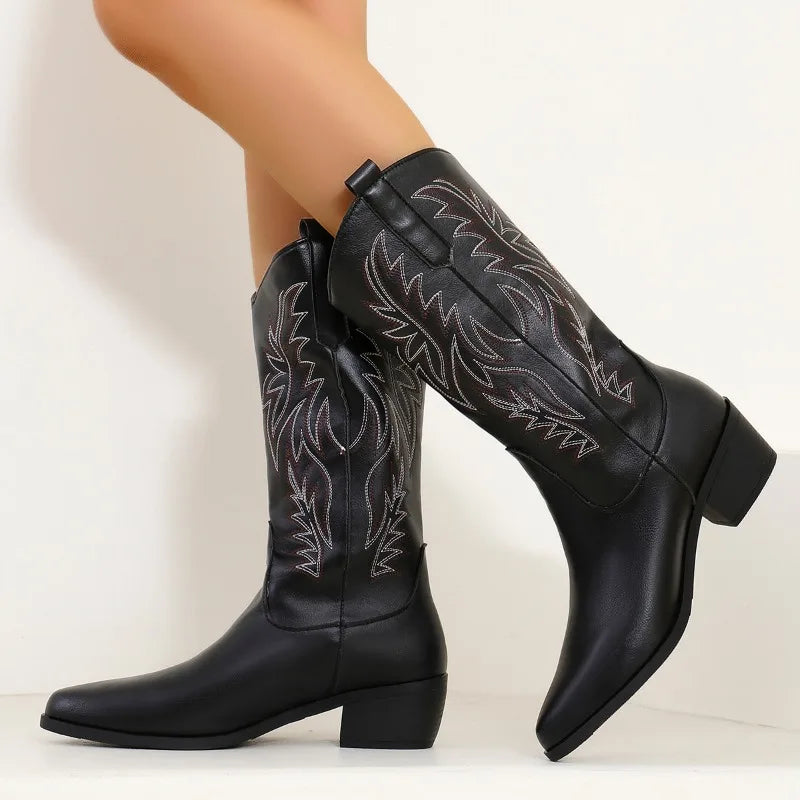 Supportive orthopedic cowboy boots