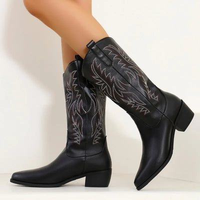 Supportive orthopedic cowboy boots