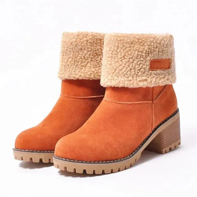 Mid-Calf Wool Boots