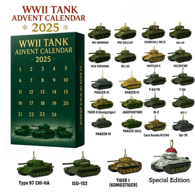 World War II Tanks Advent Calendar 2025
