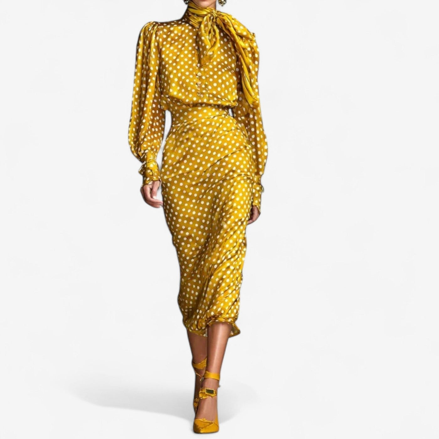 Susan™ Two-Piece Ensemble in Gold