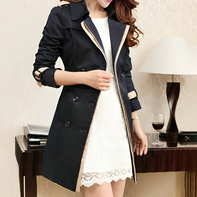 Stella | Women’s Elegant Double-Breasted Trench Coat