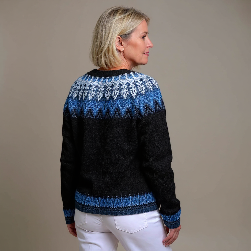 Helen | Vintage Handcrafted Icelandic Cardigan