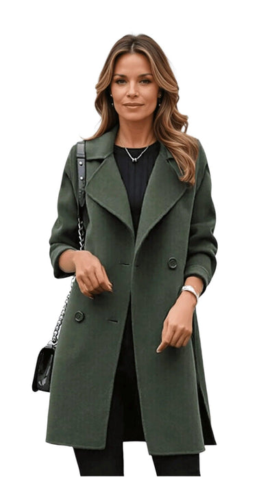 Brooklyn | Women’s Long Double Breasted Winter Coat