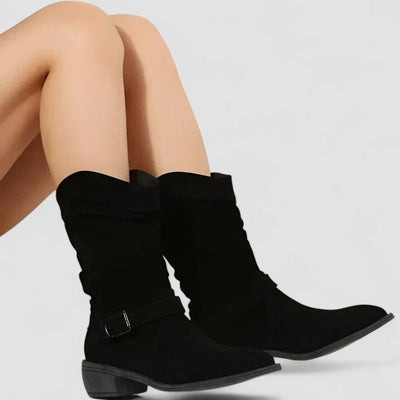 Suede Orthopedic Ankle Boots
