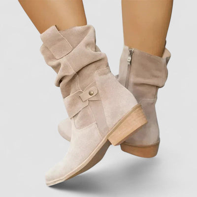 Suede Orthopedic Ankle Boots