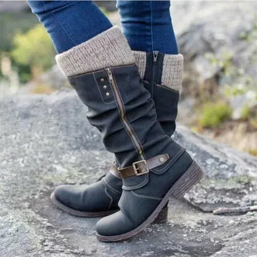 Ankle Boots With Side Zipper